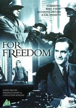 For Freedom" movie poster with actors.
