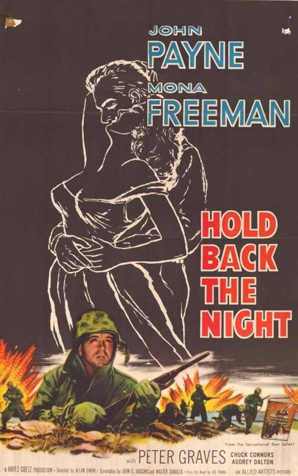 Vintage movie poster, "Hold Back the Night".