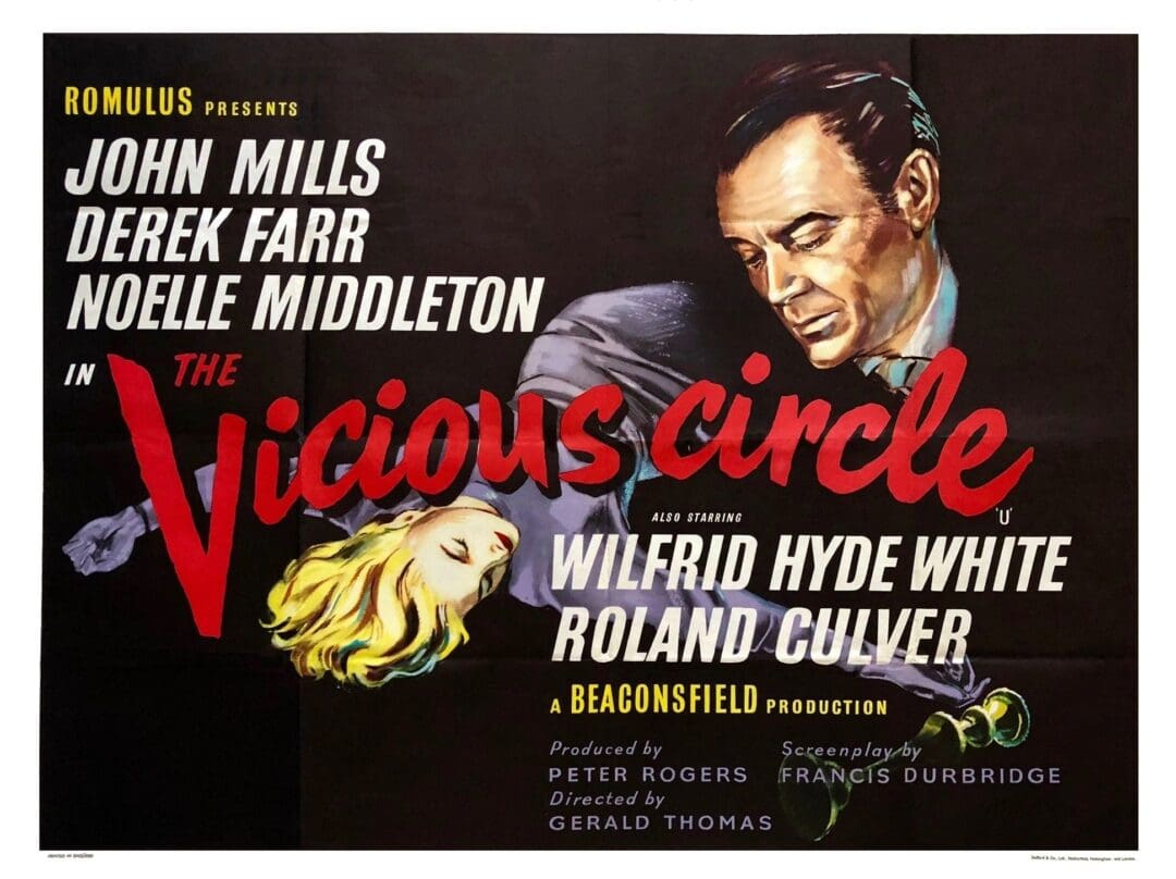 The Vicious Circle movie poster with actors.