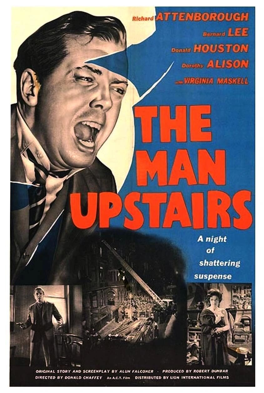 The Man Upstairs" vintage movie poster.