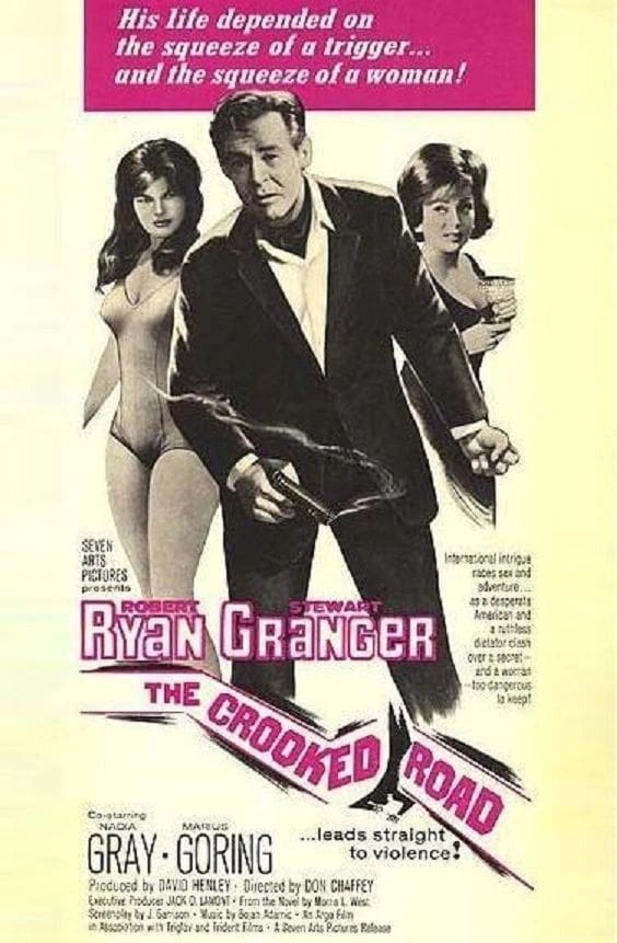 Vintage movie poster, "The Crooked Road".