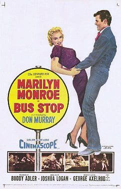 Vintage movie poster featuring dancing couple.