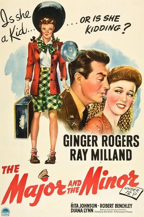 Vintage movie poster with a playful theme.