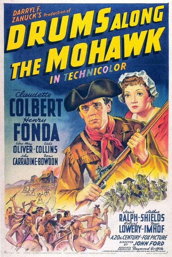 Drums Along the Mohawk movie poster.