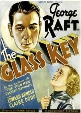 Vintage movie poster for "The Glass Key".